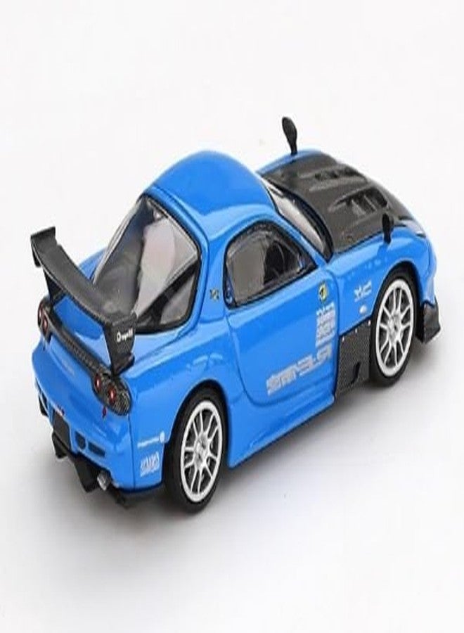 MINI GT MGT01046-BL 1/64 Mazda RX-7 RE Amemiya 20B NA 3ROTOR-7 Amemiya (Right Handle) Finished Product - Image 3